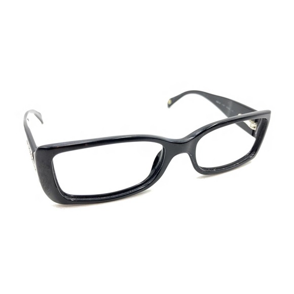 Chanel 3083-B 501 Black Rectangle Eyeglasses Frames 52-16 135 Italy Designer - Picture 1 of 12